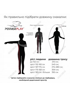 Скакалка PowerPlay 4206