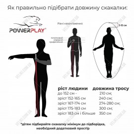 Скакалка PowerPlay 4209