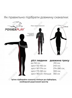 Скакалка PowerPlay 4209