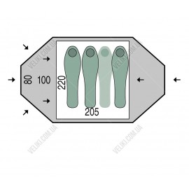 Палатка Pinguin Tornado 3 Dural