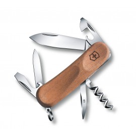 Нож, Victorinox Delemont EvoWood 10, 11 функций, фиксатор лезвия