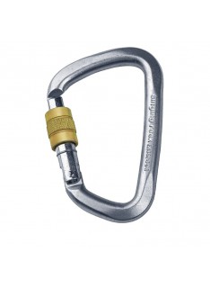 Карабин Singing Rock D Steel Lock Screw Gate 50kN