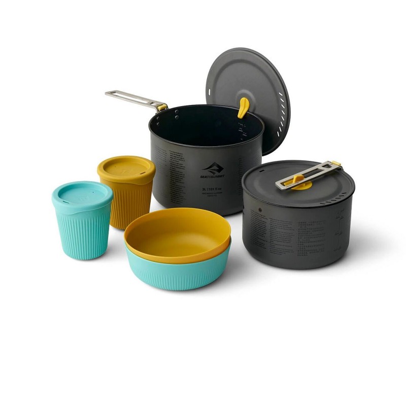 Набор посуды Sea To Summit Frontier UL Two Pot Cook Set 6 Piece