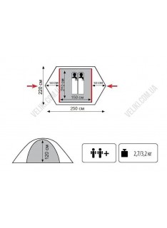 Палатка Tramp Lite Tourist 2
