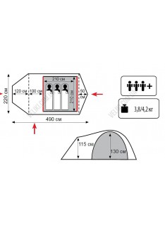 Палатка Tramp Lite Twister 3