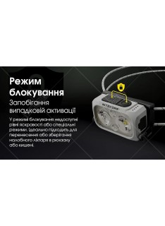 Фонарь Nitecore NU21