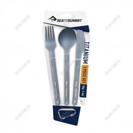 Набор столовых приборов Sea to Summit Titanium Cutlery Set 3 предмета